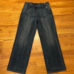 Talbots 8p wide leg jeans